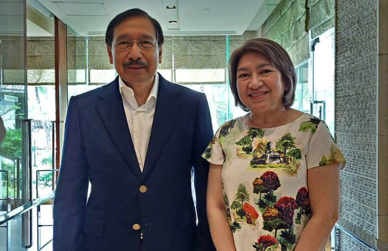 Special Envoy Dr. Amable R. Aguiluz V met with the Philippine ambassador to Japan, Millene Garcia-Albano